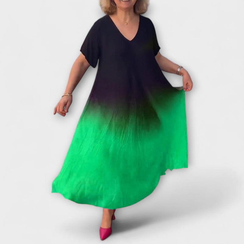 Joan - Luchtige Gradient Maxi Jurk voor de Zomer