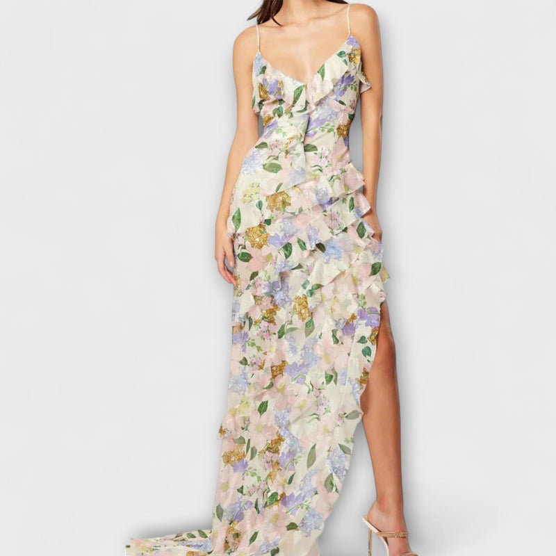 Indie - Rimpeljurk met Strap Print