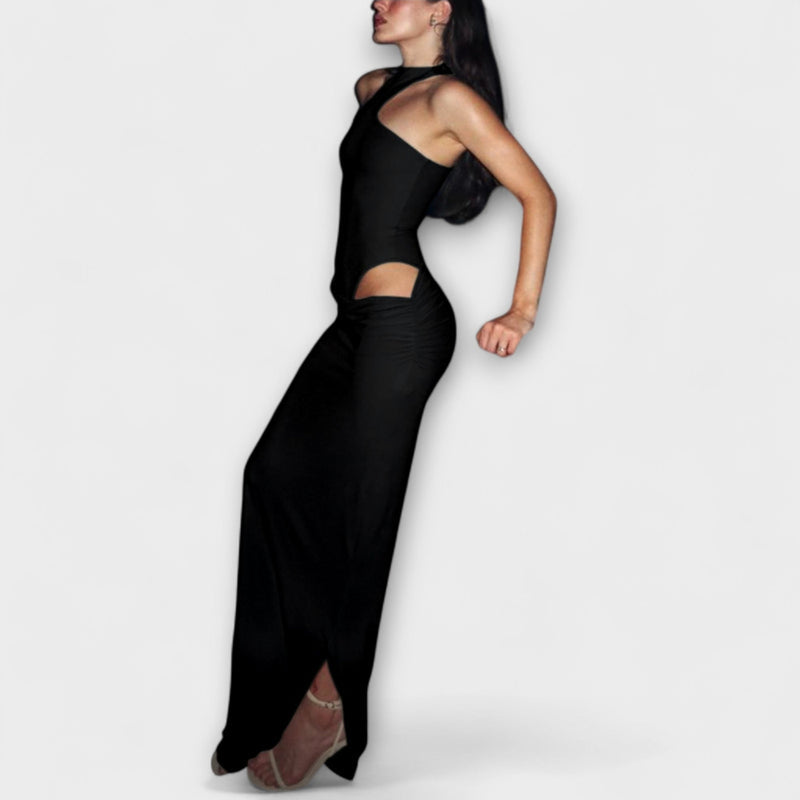 Minna - Verleidelijk Mouwloos Cut-Out Jurk