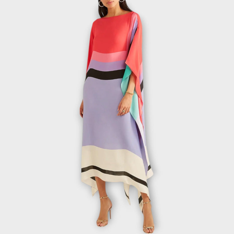 Elenora - Locker fit geometrische kaftan