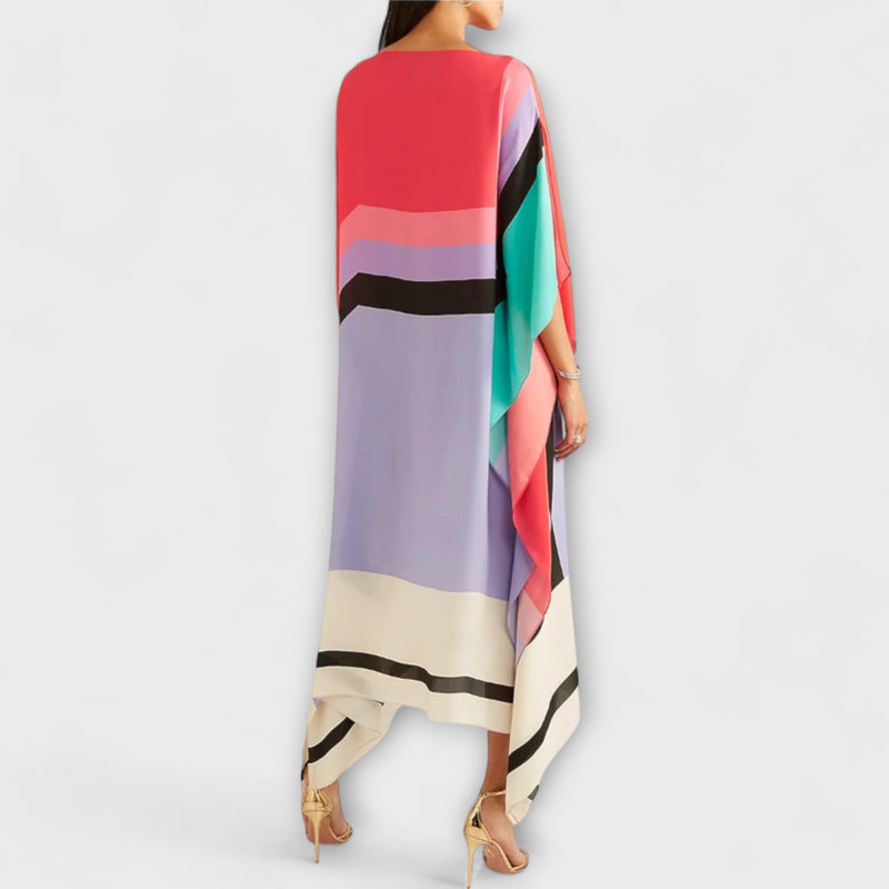 Elenora - Locker fit geometrische kaftan