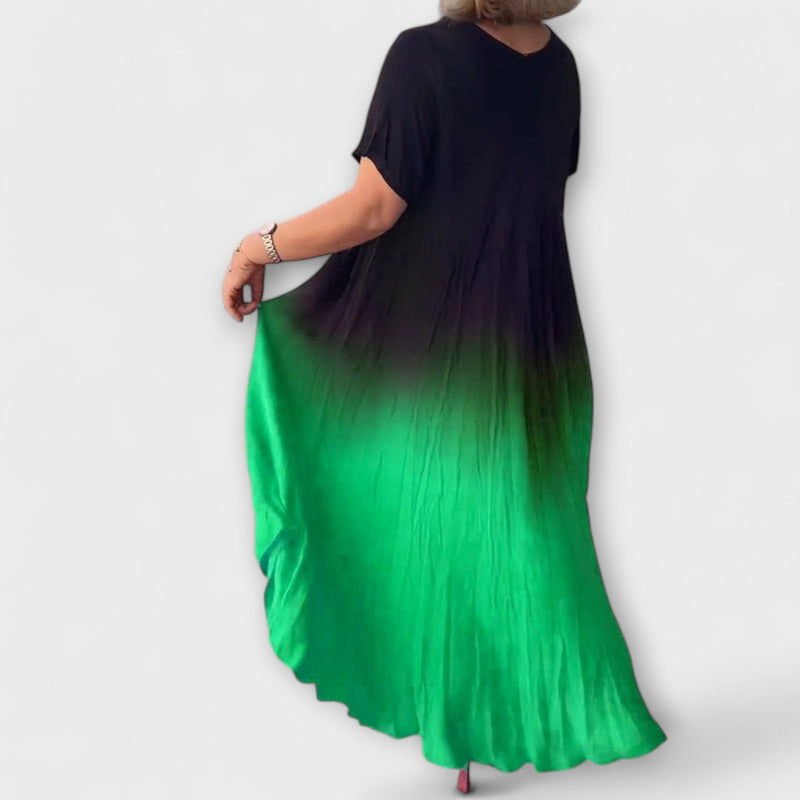 Joan - Luchtige Gradient Maxi Jurk voor de Zomer