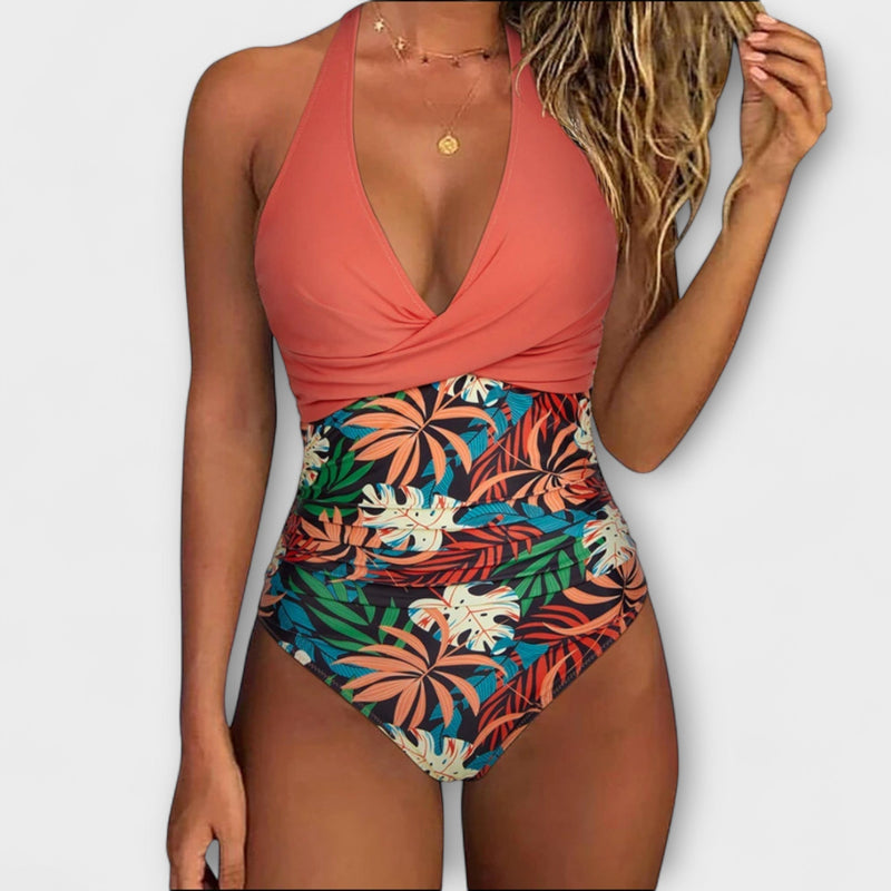 Florence - Elegante Badpak voor Vrouwen met V-hals