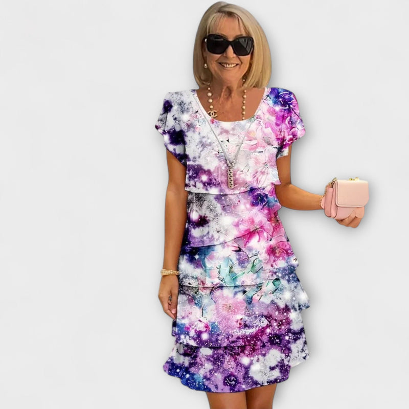 Lillian - Bloemige Elegante Jurk