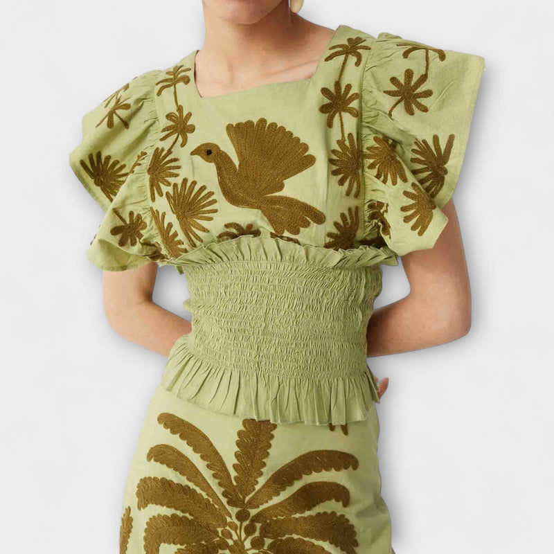 Amy - Chic Palmboom Jurk