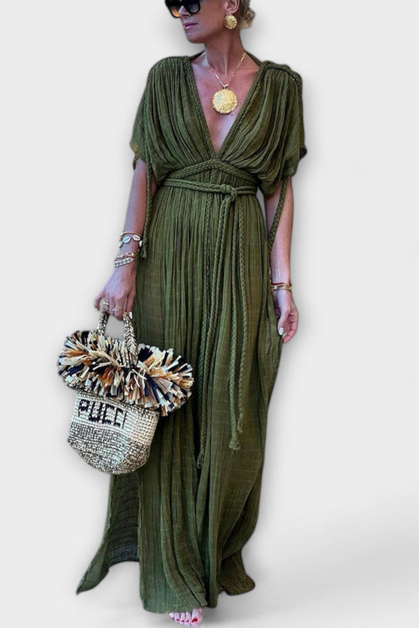 Griekse Stijl Kimono Maxi Jurk