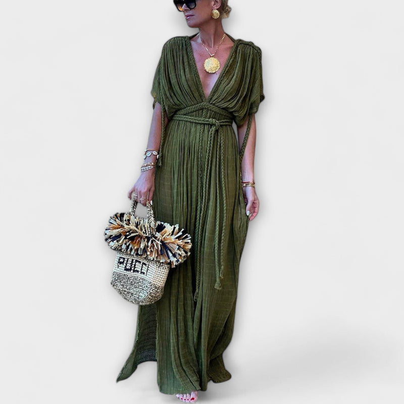 Griekse Stijl Kimono Maxi Jurk