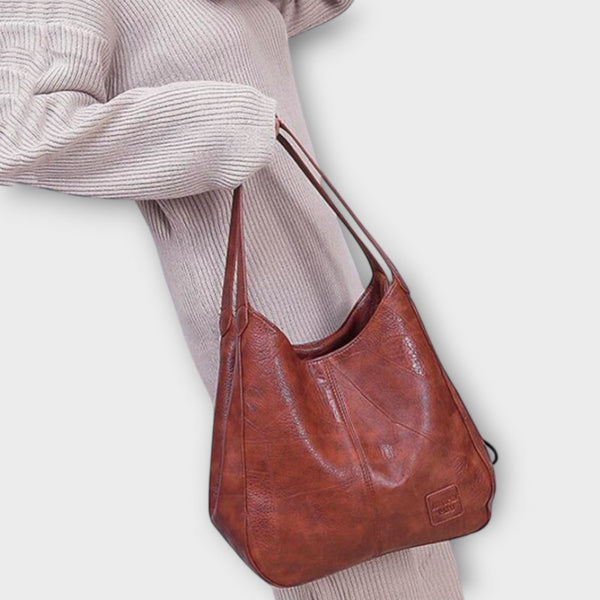Lora. - Vintage Leren Tas