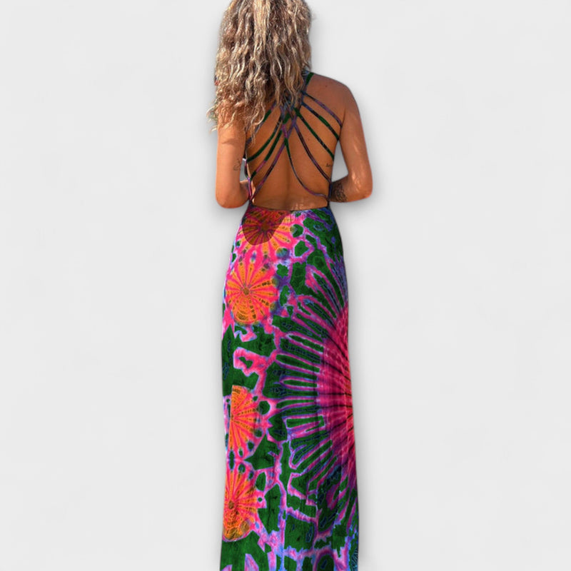 Ronja - La Bamba Tie-Dye Print Maxi Jurk