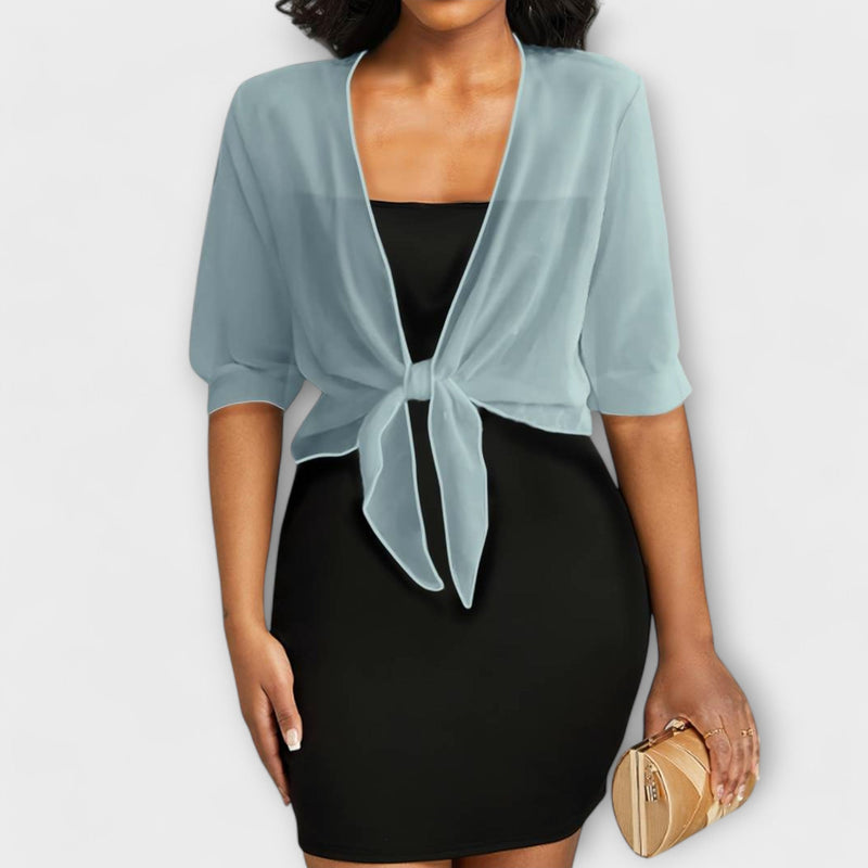 Olivia - Blouse met Open Voorzijde