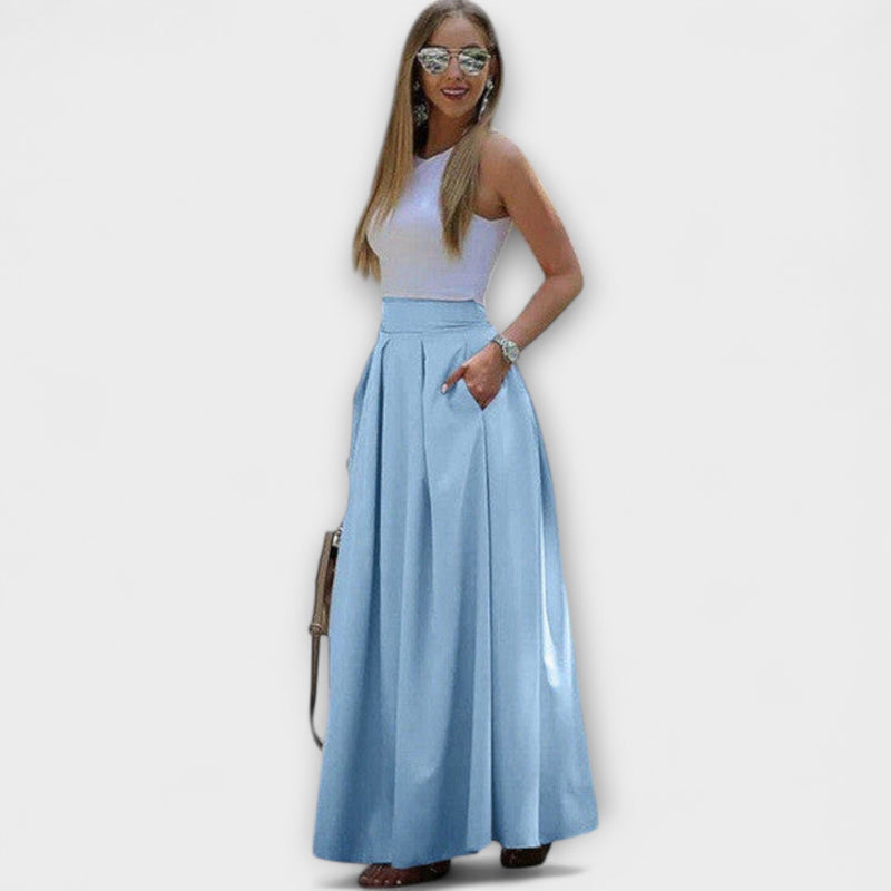 Tzafira – Elegante Maxi Rok met Hoge Taille