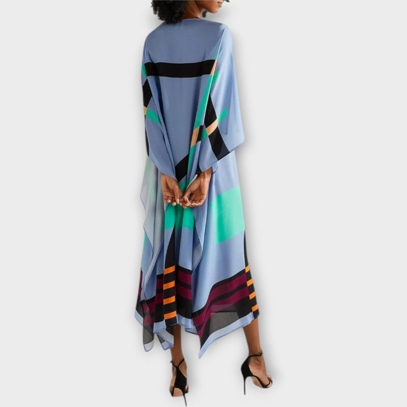 Elenora - Locker fit geometrische kaftan