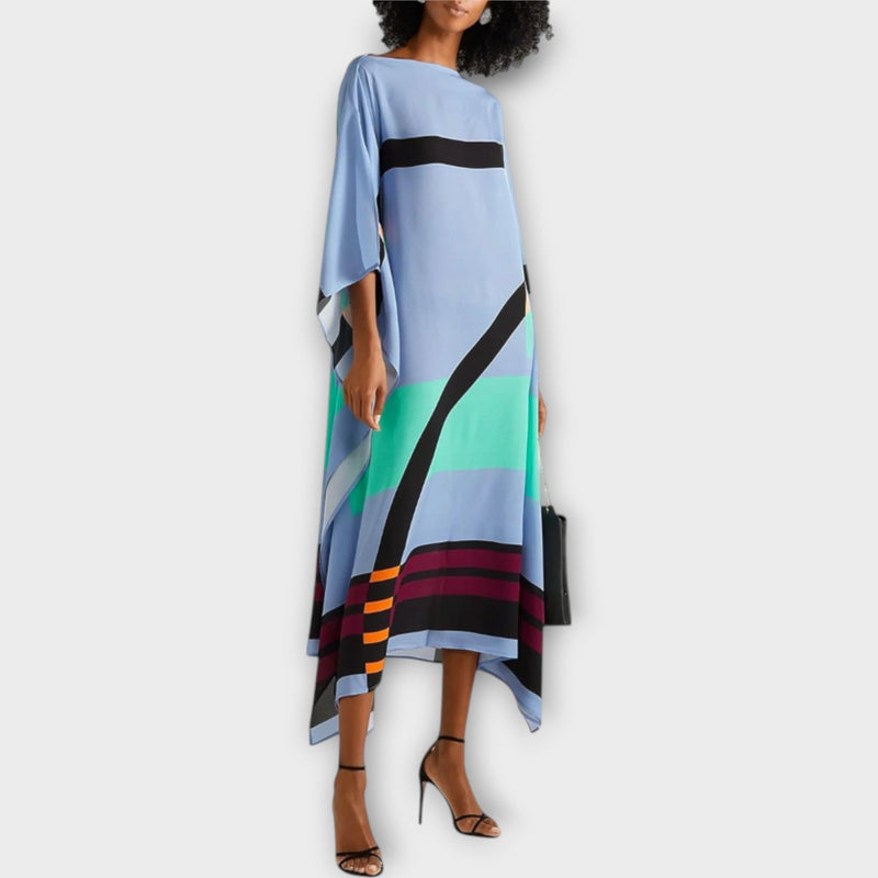 Elenora - Locker fit geometrische kaftan