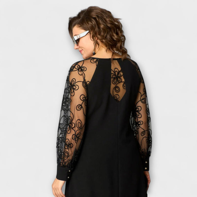 Destiny - Chic Kanten Mouw Jurk