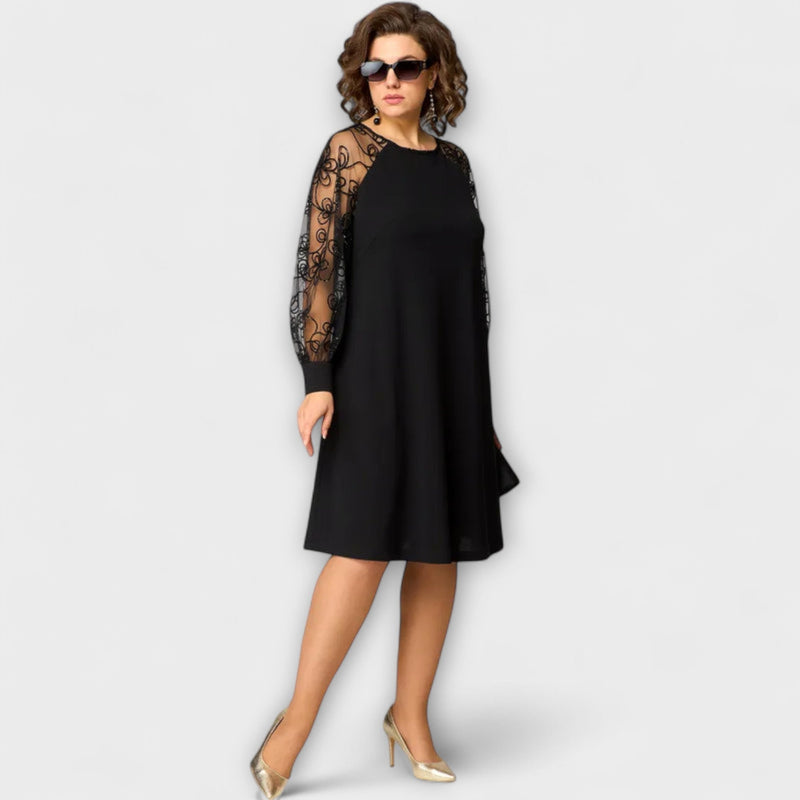 Destiny - Chic Kanten Mouw Jurk