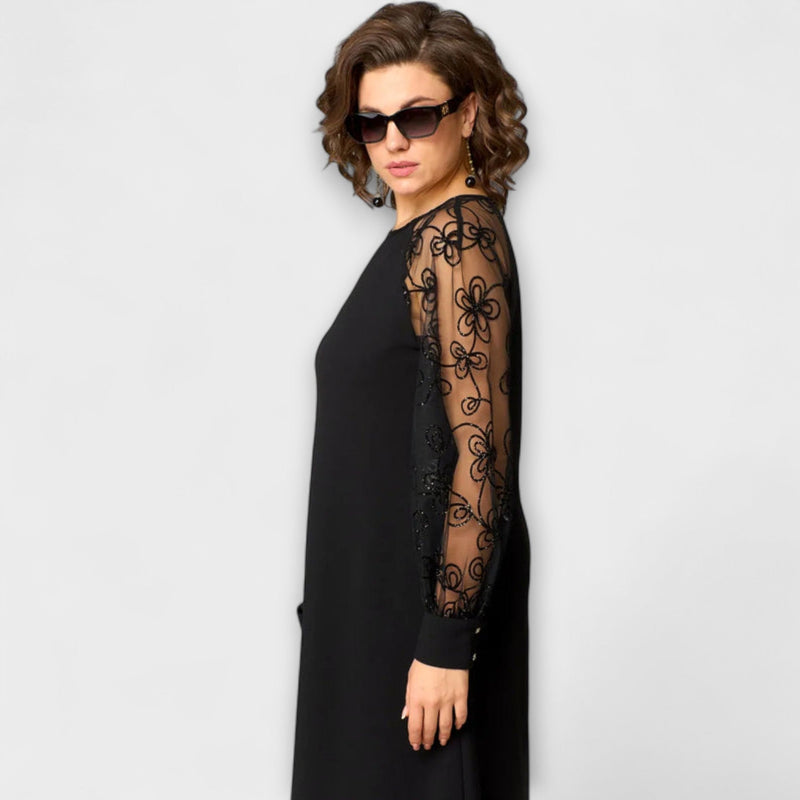 Destiny - Chic Kanten Mouw Jurk