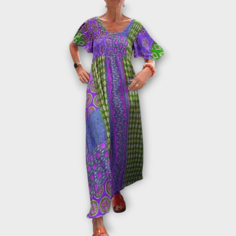 Melania - Vibrante Boho Jurk