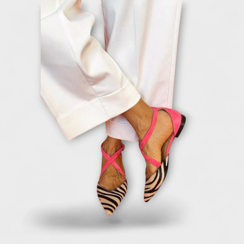 Zarella – Zebra Flats in Roze Kracht