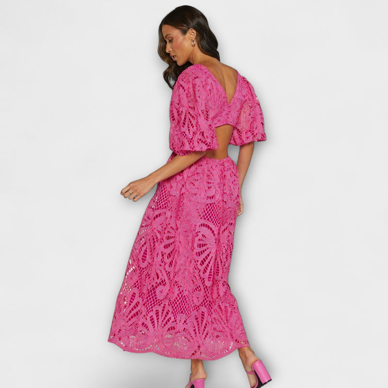 Elegante Jurk met Delicate Details