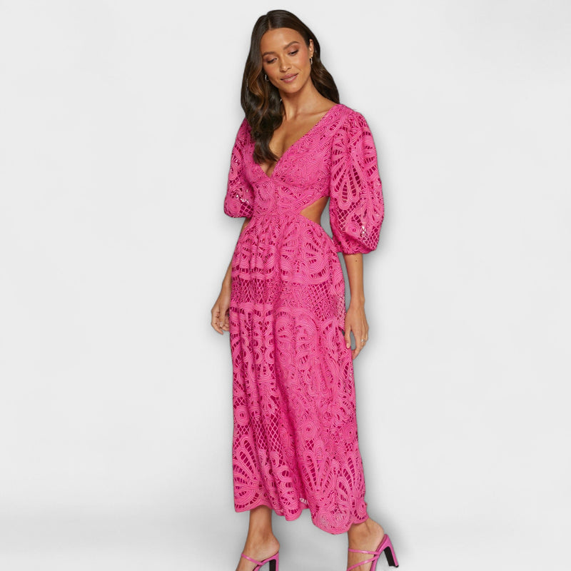 Elegante Jurk met Delicate Details