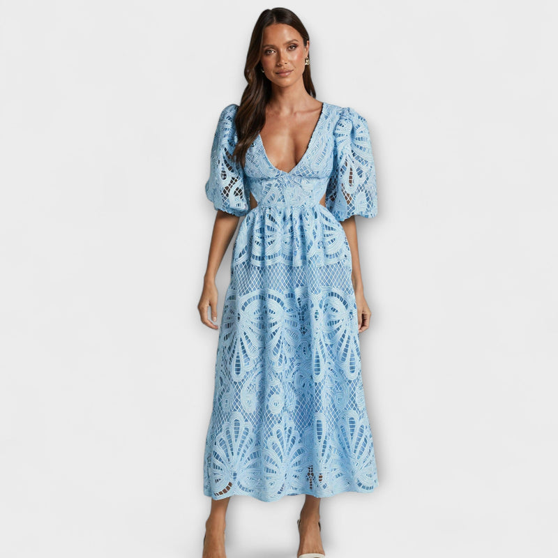 Elegante Jurk met Delicate Details