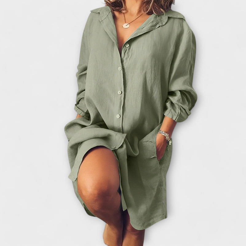 Casual Linnen Blouse voor Dagelijks Gebruik