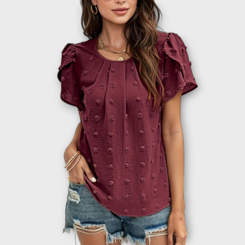Charlotte - De Perfecte Pois Blouse