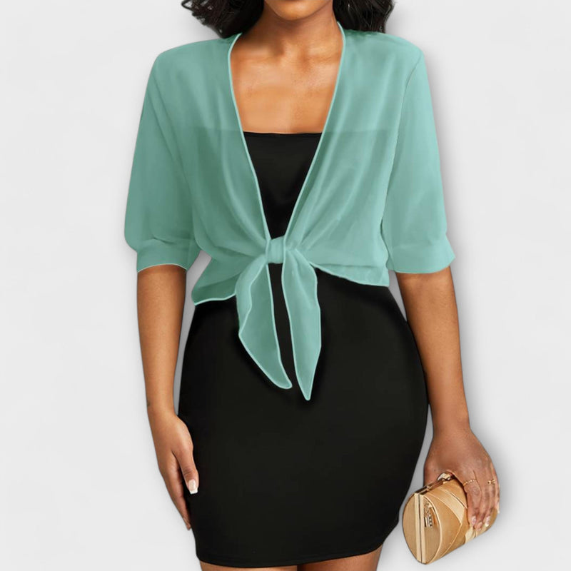 Olivia - Blouse met Open Voorzijde