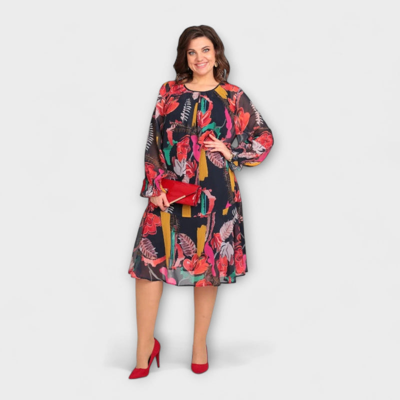 Caroline - Elegante Plus-Size Jurk voor Ultiem Comfort