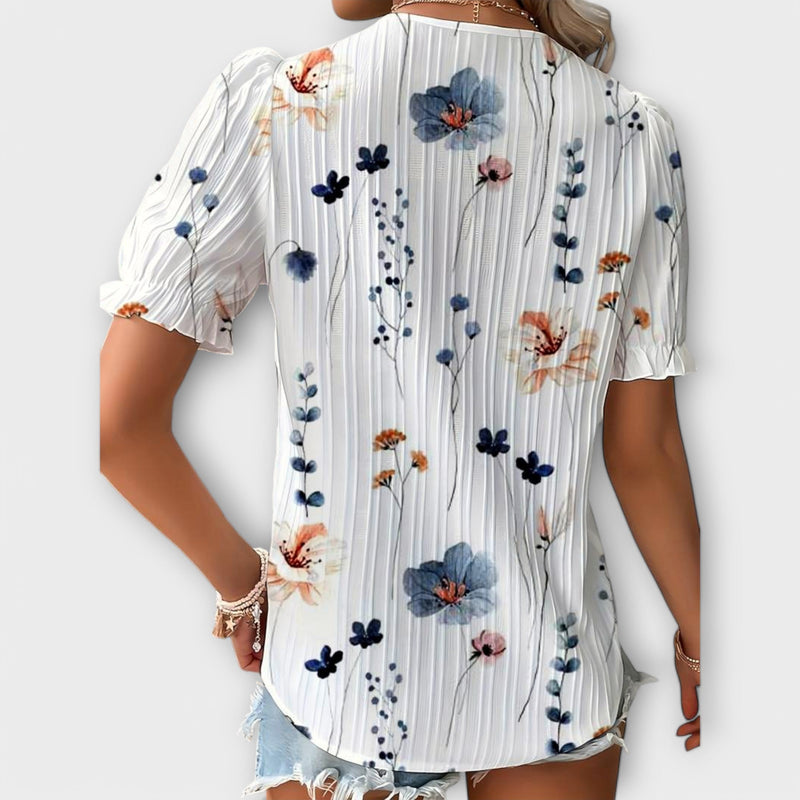 Emily - Modieuze Blouse met V-hals