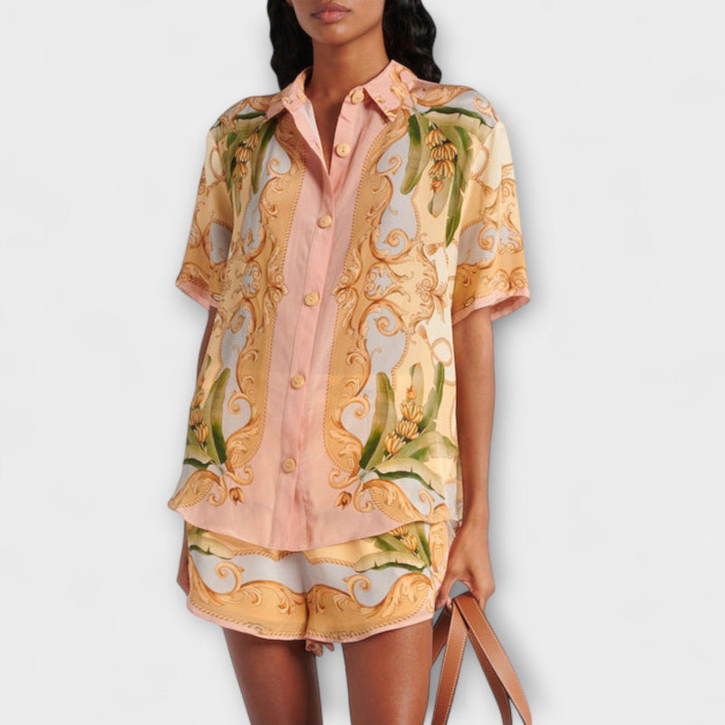 Maren - Vintage Botanische Kaleidoscoop Print Set