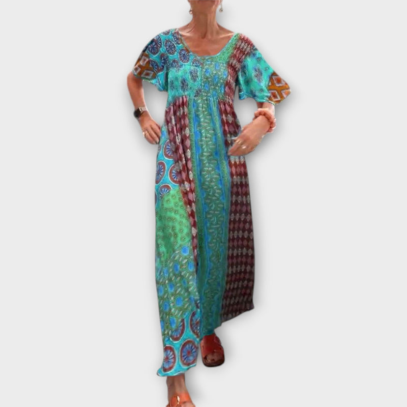 Melania - Vibrante Boho Jurk