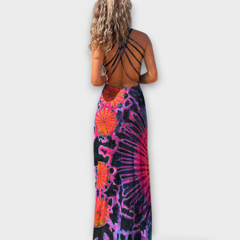 Ronja - La Bamba Tie-Dye Print Maxi Jurk
