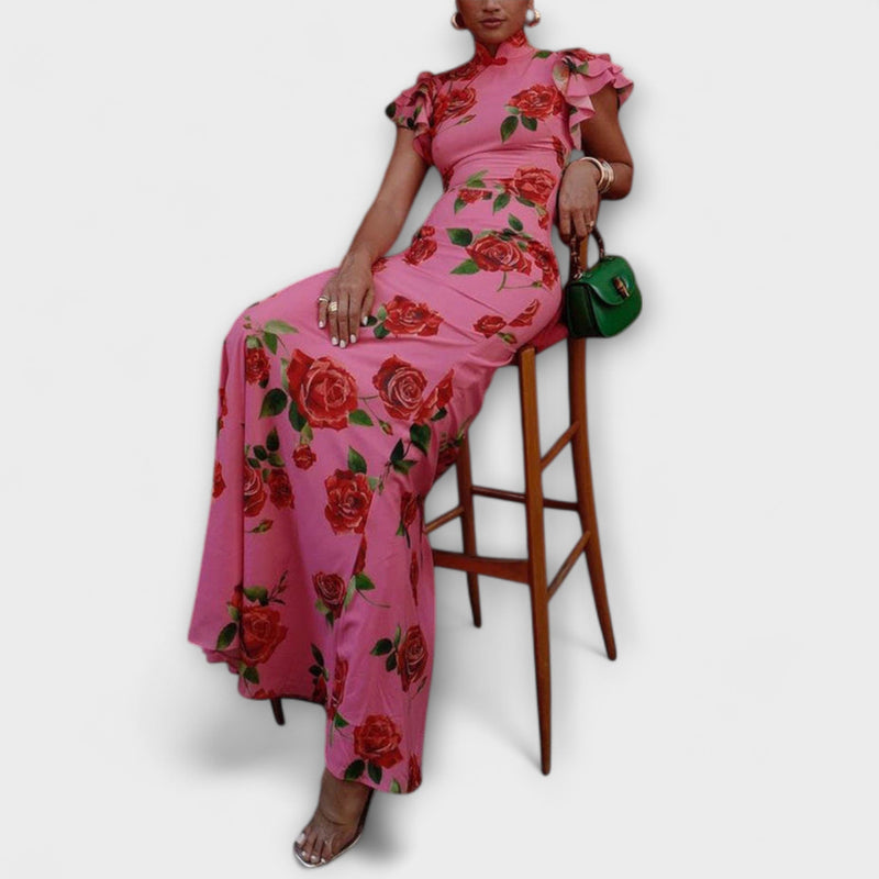 Luna - Maxi-jurk met Bloemenprint