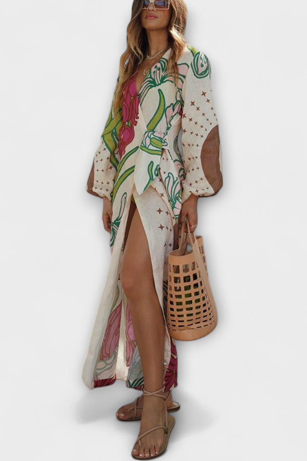 Tracey - Tie Tuniek Maxi Jurk