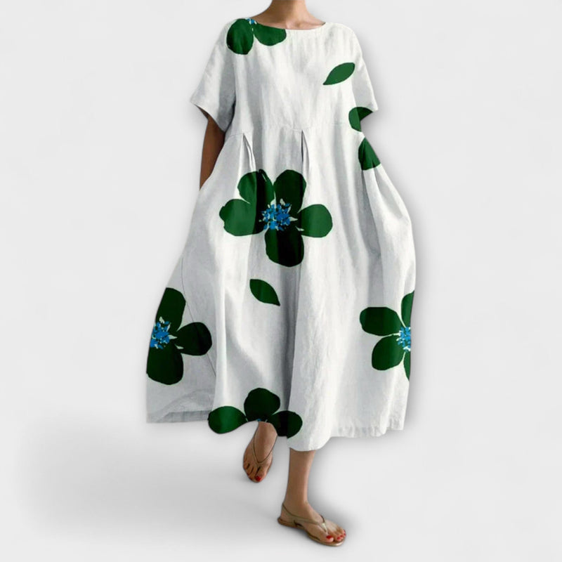 Caterina – Lichtgewicht Viscose Zomerjurk