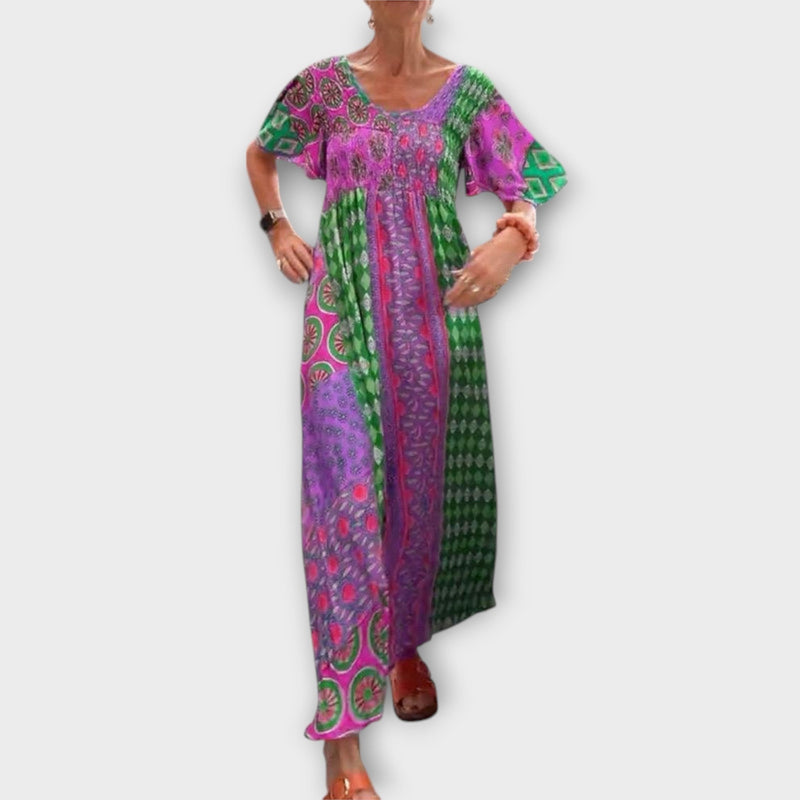 Melania - Vibrante Boho Jurk