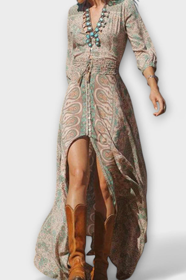 Casual Bohemian Maxi Jurk