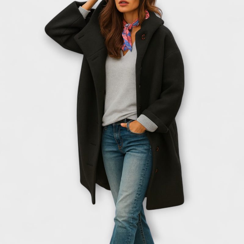 Freja – Comfortabele halflange jas