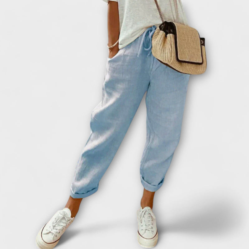 Bibi - Modieuze en Casual Linnen Broek