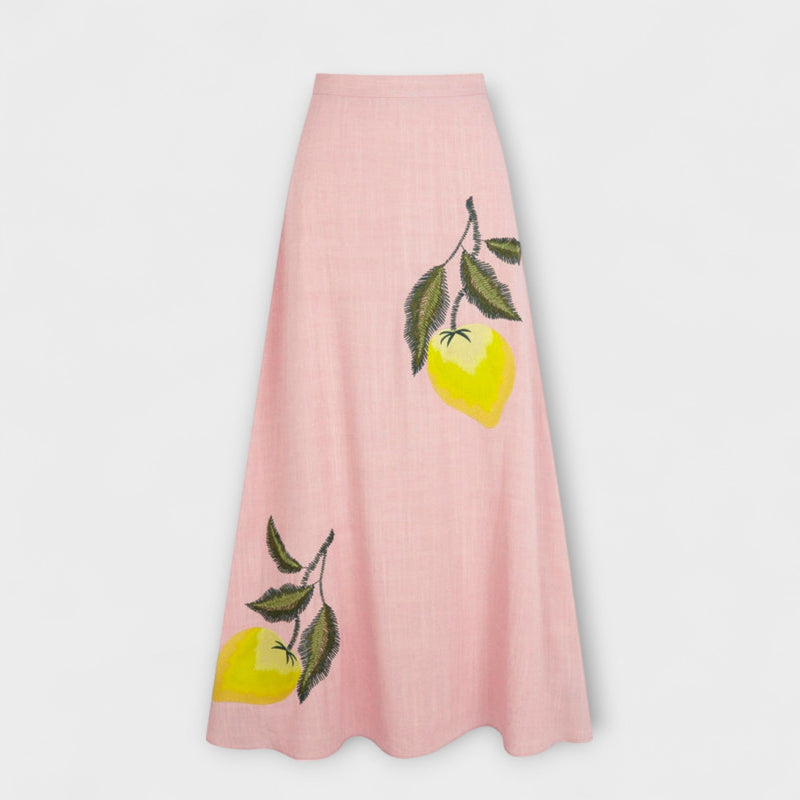 Cosima - Amalfi Print Midi Rok
