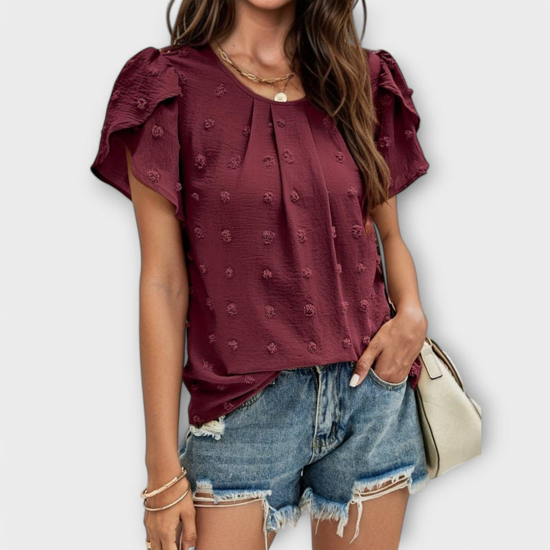 Charlotte - De Perfecte Pois Blouse