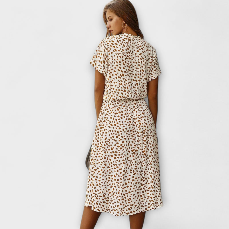 Florine - Midi Jurk met Elegante Pasvorm