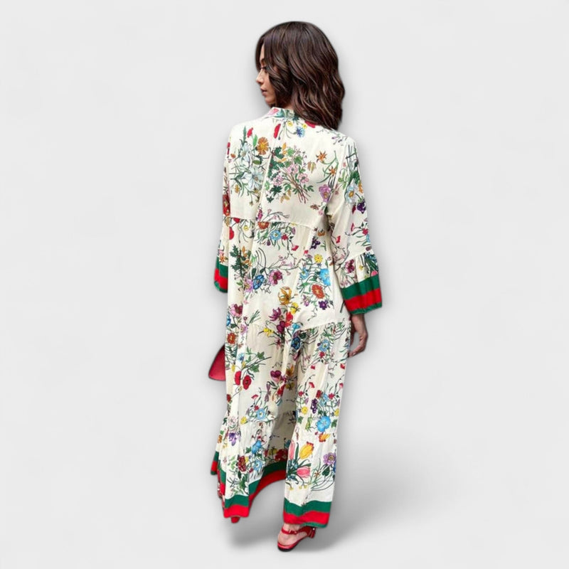 Oriana - Maxi Jurk met Bloemenprint