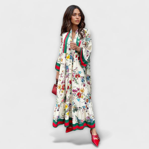 Oriana - Maxi Jurk met Bloemenprint