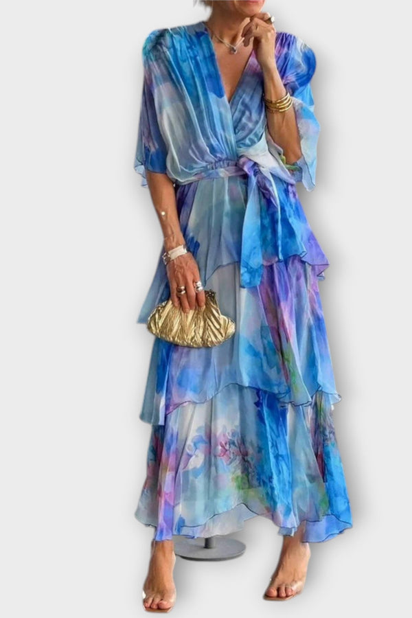 Diana - Elegante V-hals Jurk