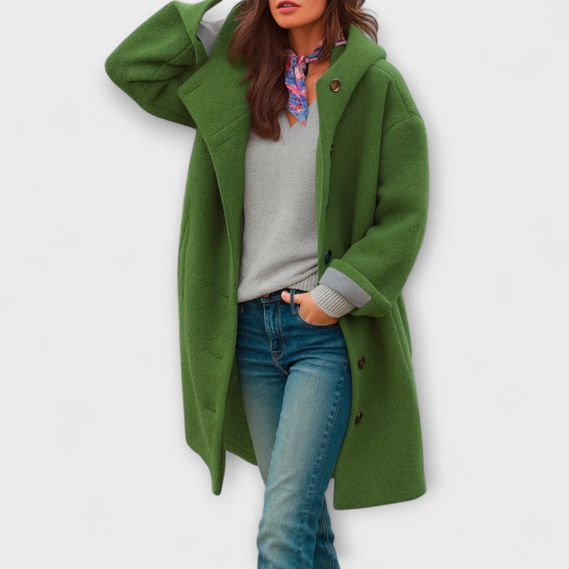 Freja – Comfortabele halflange jas