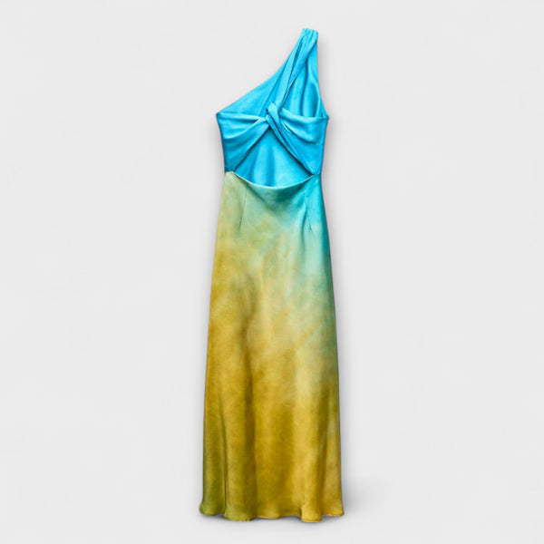 Arabella - Een-Schouder Midi Jurk