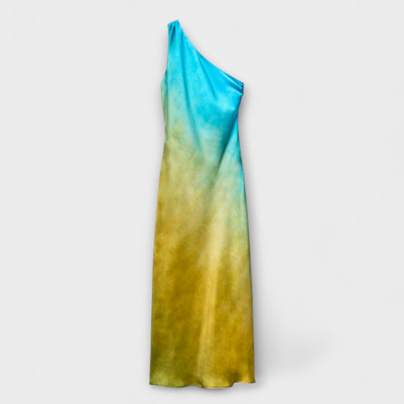 Arabella - Een-Schouder Midi Jurk