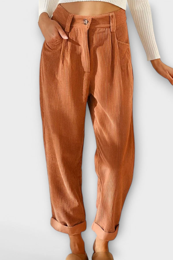 Jana - Moderne Corduroy Broek